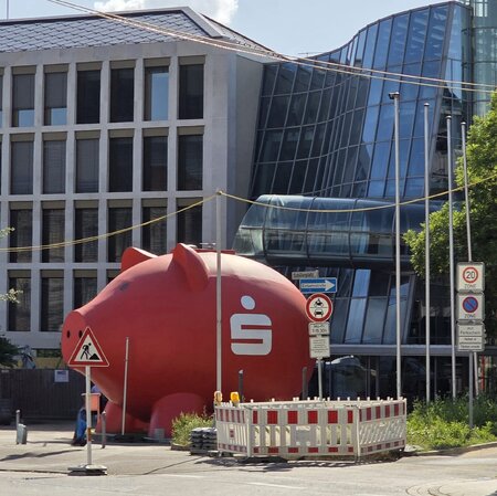 Weltrekordsparschwein Louise